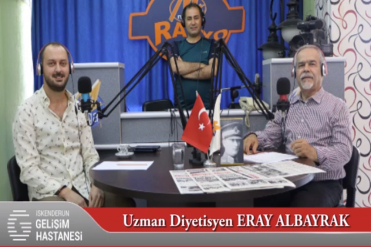 Uzman Diyetisyen Eray Albayrak 'Sağlıkta Gelişim'de